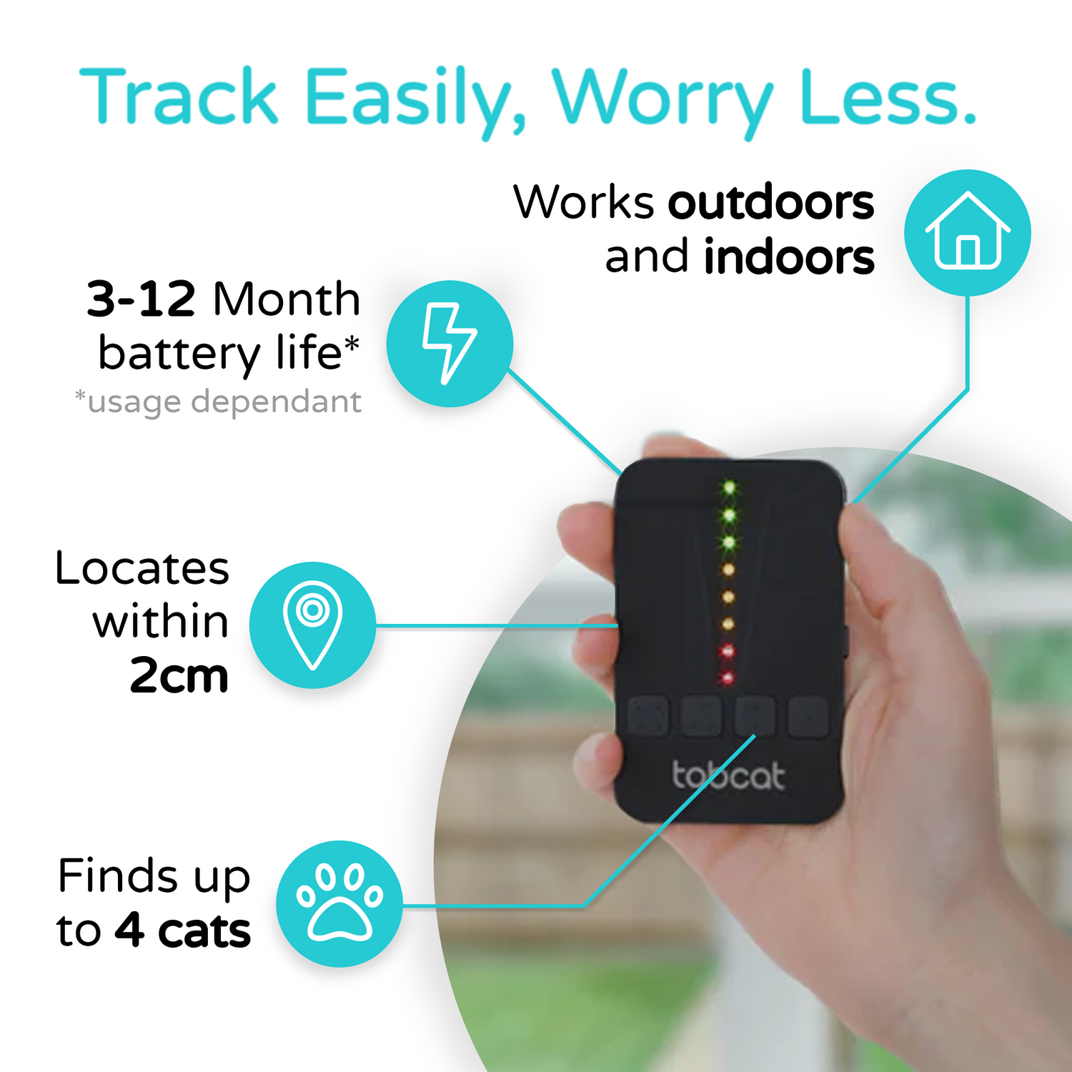 Tabcat Cat Tracker The Best Cat Tracker for the Cats Collar Tabcat US